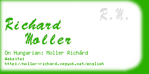 richard moller business card